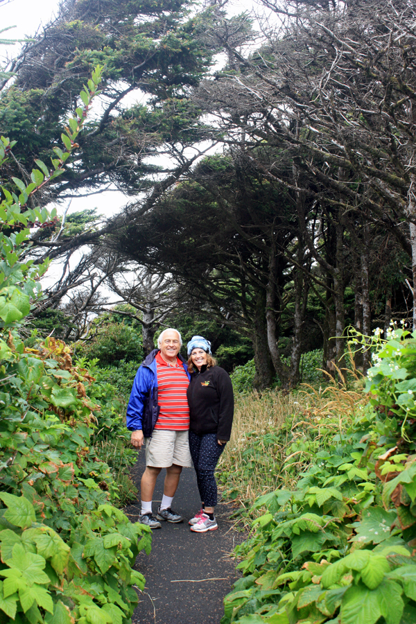 the two RV Gypsies at Cape Perpetua